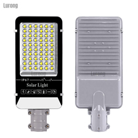 Éclairage d'Usine de Construction Routière Lampadaire Solaire IP65 Jardin Cour Entrée Porte Lumière Solaire Extérieure LED Avec Caméra