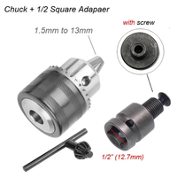 Adaptador de Mandril sin Llave para Amoladora Angular, Tipo Aleación, 1.5-10mm/1.5-13mm, para Taladro Eléctrico y Herramientas Eléctricas