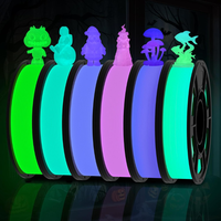 Filament PLA vert fluorescent dans le noir, 1,75 mm, filament d'impression 3D vert lumineux, bobine de 1 kg, filament PLA pour impression 3D