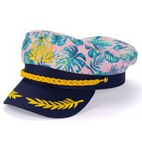 Chapeau de marin SOLPOP pour homme et femme, casquette marine pour fête d'Halloween, déguisement de capitaine de yacht, équipage de bateau nautique