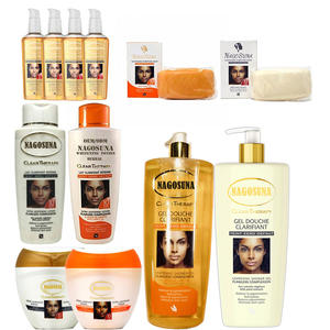 NAGOSUNA Soins de la peau Ensemble complet <span class=keywords><strong>Crème</strong></span> anti-rides Sérum éclaircissant Gel nettoyant de base et entretien de la peau jeune Huile - Product Image 1