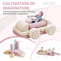 Ensemble de canapé modulaire pour enfants, 10 pièces, en mousse, couleur personnalisée, compressé sous vide, canapé-lit, chaise, jouets, chaise longue, lit d'appoint
