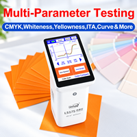 Colorimètre portable Linshang LS175 avec grande ouverture de 20 mm pour l'inspection des aliments, des fruits, des textiles et des plastiques