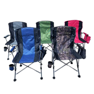 في الهواء الطلق كبيرة مسند ظهر مساند للذراعين حامل أكواب جيوب جانبية لصيد الأسماك للشاطئ والشاطئ من الفولاذ المقاوم للصدأ سميكة معززة - Product Image 4