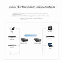Venta caliente TP-Link 25G SFP transceptor conector LC convertidor de medios de fibra óptica Uso de red interior 20km distancia 1310nm FTTH