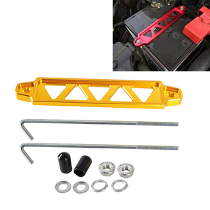 Pince de <span class=keywords><strong>batterie</strong></span> en aluminium pour <span class=keywords><strong>voiture</strong></span> et moto Multi Types Colorful Battery Bracket Stand Fixed Mount Battery Holder - Product Image 1