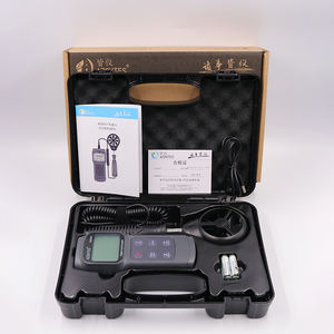 מד רוח כף יד נייד לשימוש גלובלי, מד מהירות רוח עם מדחף, רזולוציה 0.1 מטר/שנייה, טווח מדידה -10~50, יחידות מרובות - Product Image 5