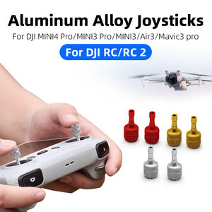 Joysticks de aleación de aluminio para <span class=keywords><strong>DJI</strong></span> Mini4 <span class=keywords><strong>Pro</strong></span> <span class=keywords><strong>Mini3</strong></span> <span class=keywords><strong>Pro</strong></span> <span class=keywords><strong>Mini3</strong></span> Air3 Mavic3 <span class=keywords><strong>Pro</strong></span> Control remoto Thumb Rocker Drones Accesorios - Product Image 2
