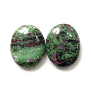 Venta al por mayor de piedras de palmario de zoisita rubí natural genuina tallada, para decoración del hogar, Feng Shui, meditación y sanación. - Product Image 1