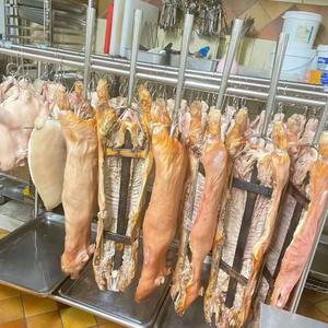 Yolecen - Tenedor de Barbacoa en Forma de U de Acero Inoxidable Grueso para Asar Cerdo, Pierna de Cordero, Pollo y Conejo Crujiente, Venta al por Mayor, en Existencia - Product Image 2