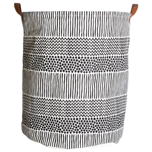 Paniers à linge en coton et lin, pliables, avec poignées, pour vêtements, jouets, chambre d'enfant - Product Image 2