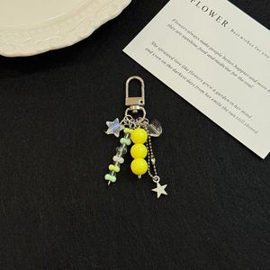 Bunter Stern-Perlen-Schlüsselanhänger, mädchenhafter Handy-Anhänger, Handtaschen- und Schlüsselanhänger - Product Image 6