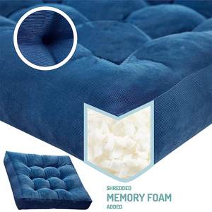 Ergonomisches Großhandel Shred ded Memory Foam Boden kissen Meditation Sitzkissen zur Linderung