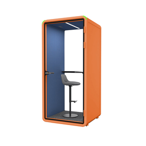 Cabine de bureau ergonomique individuelle insonorisée, cabine acoustique pour appels privés et travail - Product Image 6