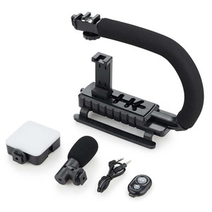 Soporte de Luz de Relleno para Micrófono AY-49U, Luz LED Portátil para Selfies, Luz en Forma de U para Transmisión en Vivo al Aire Libre - Product Image 4