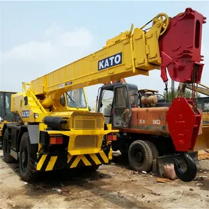 Sử Dụng Kato KR-25H Địa Hình Gồ Ghề Cần Cẩu | Sử Dụng Kato 25 Tấn Xe Tải Cần Cẩu Để Bán