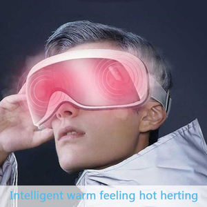 Masajeador de ojos eléctrico inteligente 6D, terapia de calor con vibración inalámbrica 2021, presión de aire, música, venta al por mayor de fábrica china - Product Image 5
