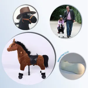 CPC动物摇马CE EN71软毛绒漂亮6色玩具婴儿来样定做风格材料产地类型骑行场所模型