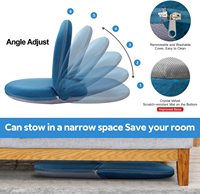 Fauteuil de sol pliant réglable avec Support arrière, rembourré et inclinable, style japonais, idéal pour la méditation, les jeux vidéo