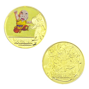 12 pièces de monnaie <span class=keywords><strong>Dragon</strong></span> Ball en <span class=keywords><strong>or</strong></span>, style anime japonais, avec double placage <span class=keywords><strong>or</strong></span> et technique de moulage sous pression, objets de collection et cadeaux - Product Image 6