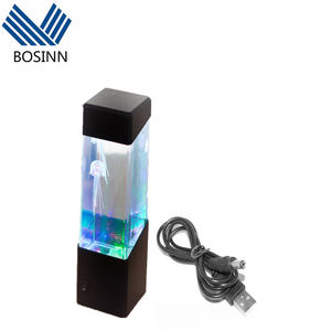 Mini Kwallen Lampen Decoratie Kantoor Teller Desktop Geanimeerde Kwallen Vis <span class=keywords><strong>Aquarium</strong></span> Tank Led Nachtverlichting - Product Image 3