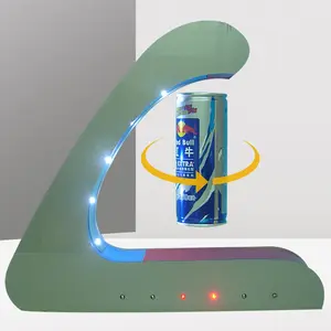 2021亚克力酒瓶led照明底座展示广告展示架磁悬浮化妆品展示可定制