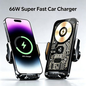 Cargador Inalámbrico para Auto Multifuncional de 66W con Sensor Inteligente y Rotación, Superventas, para <span class=keywords><strong>iPhone</strong></span> 18 17 - Product Image 1