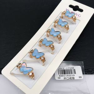 आकर्षक ओपन-रिंग गहने 14k सोने और क्रिसमस के लिए महिलाओं के लिए उपहार के रूप में 18k सोने और 18k सोने में उपलब्ध है। - Product Image 5