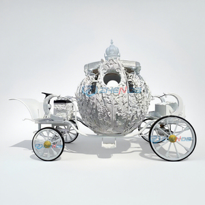 Versión eléctrica de carruaje real personalizada disponible para la celebración de <span class=keywords><strong>Navidad</strong></span>, carruaje de calabaza a la venta a bajo precio - Product Image 3