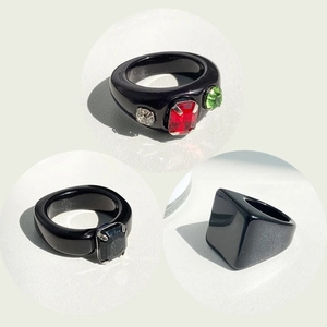 Bagues tendance pour femmes, plaquées or 18 carats, avec zircon de laboratoire coloré, modèle <span class=keywords><strong>2021</strong></span>, les plus vendues, en gros - Product Image 3