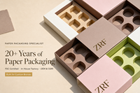 Boîte Cadeau de Luxe en Gros pour Chocolats, Tiroir Personnalisé Vide avec Estampage à Chaud Doré, Emballage de Chocolats
