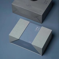 Boîte d'emballage de luxe à double ouverture avec logo personnalisé, boîte rigide pliable pour parfum, aromathérapie, boîte en papier pour bouteilles