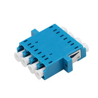 Empreinte FTTH SC avec bride LC UPC SM Quad connecteur adaptateur accessoires adaptateur fibre optique