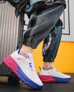 <strong>Men</strong> Fashion Chunky Sneakers Breathable Mesh Lace up Casual Sports Lightweight Outdoor Tennis Hiking Custom Anti <strong>Slip</strong> Walking - Product Image 4