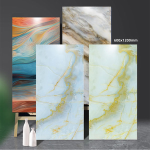 Vente chaude Carreaux de sol en marbre moderne de luxe 600x1200mm, design personnalisé, décoration d'hôtel, matériau en pierre, <span class=keywords><strong>parquet</strong></span> - Product Image 6