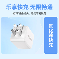 NIUBAILE Chargeur Rapide 65W PD3.1/FCP, Coffret Cadeau, 2 Ports Type-C, Câble 0.9m, Protection OTP/OVP, Matériau ABS Écologique, Universel