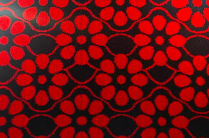 Gazon artificiel classique à carreaux rouges et noirs, tapis en polypropylène souple pour usage intérieur - Product Image 5