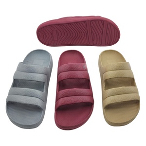 Sandales unisexes en EVA souple avec double sangle, antidérapantes, pour la maison, la salle de bain, chaussures confortables - Product Image 1