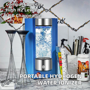 Bouteille Générateur d'Eau Hydrogénée Portable Rechargeable 420ml, Machine Ioniseur Intelligente pour la Maison, le Bureau et les Voyages, Garantie 1 An - Product Image 2