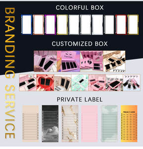 Lashestar Extensions de Cils Marque Privée en Plateaux, Vente en Gros, Noir Foncé Mat, Vison Cachemire, Cils Individuels - Product Image 5