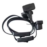 Obd2 Obd II 16pin macho a conector hembra dual Y Splitter Cable adaptador de extensión de cinta plana con interruptor