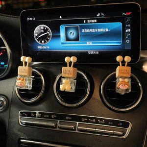 Diffuseur d'air miniature en bois et verre, huile essentielle, aromathérapie, élimination des odeurs de voiture, parfum liquide, diffuseur d'air, parfum naturel - Product Image 1