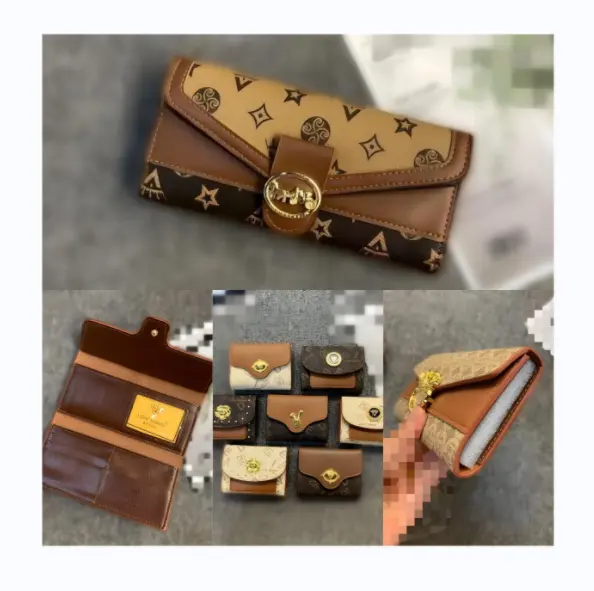 Moda yeni lüks PU/deri bayan cüzdanları tasarımcı cüzdan kadınlar için bozuk para çantaları para kart tutucu