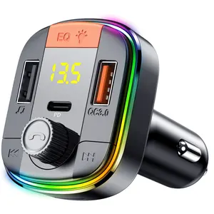 T832 פ"ד מטען לרכב Bluetooth FM משדר אודיו לרכב mp3 usb נגן עם usb מחבר