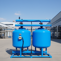 Système de traitement de l'eau à haut débit contrôlé par PLC automatique avec moteur pour usage industriel et puits d'eau