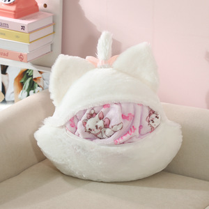 Almohada <span class=keywords><strong>de</strong></span> Viaje Cálida y Bonita <span class=keywords><strong>de</strong></span> Invierno, Almohada <span class=keywords><strong>de</strong></span> Coche y Avión Portátil, Juego <span class=keywords><strong>de</strong></span> Almohadas y Mantas 2 en 1 <span class=keywords><strong>de</strong></span> Buena Calidad - Product Image 4