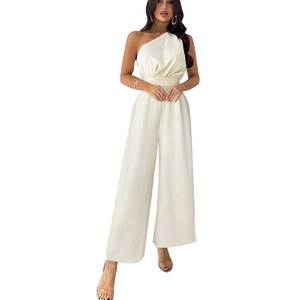 <span class=keywords><strong>Combinaison</strong></span> à une épaule <span class=keywords><strong>pour</strong></span> femme-Barboteuse asymétrique sans manches <span class=keywords><strong>pour</strong></span> l'automne 2025 - Product Image 5