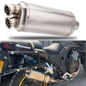 Silenciador de <span class=keywords><strong>Escape</strong></span> Universal para Motocicleta de 51 mm, <span class=keywords><strong>Escape</strong></span> Doble para BMW R1200gs Z900 Z1000 Fz1 R3 Mt07 <span class=keywords><strong>Er6n</strong></span> TMAX 530 XMAX300 ZX6R R6 - Product Image 2
