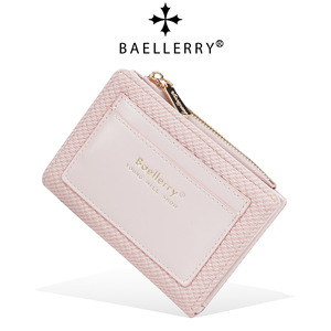 Baelerry Women's <b>Wallet</b> Color Blocking 4 Inch Cowhide Card <b>Holder</b> For Everyday Use - Product Image 5