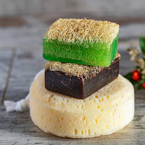 Jabón Blanqueador Rejuvenecedor de Piel, Base de Jabón para Limpieza Facial, Exfoliante, Hecho a Mano, OEM, 100g, Jabón Natural de Luffa en Barra, Fabricante - Product Image 4